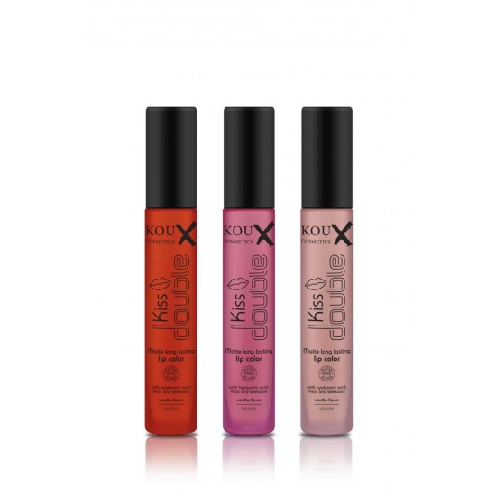 Double Kiss matte lip color Koux Cosmetics