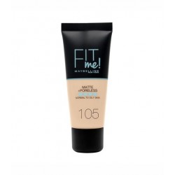  Fit Me Matte + Poreless Foundation Maybelline 30ml